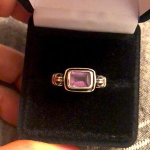 Silpada Misty Morning Amethyst Ring